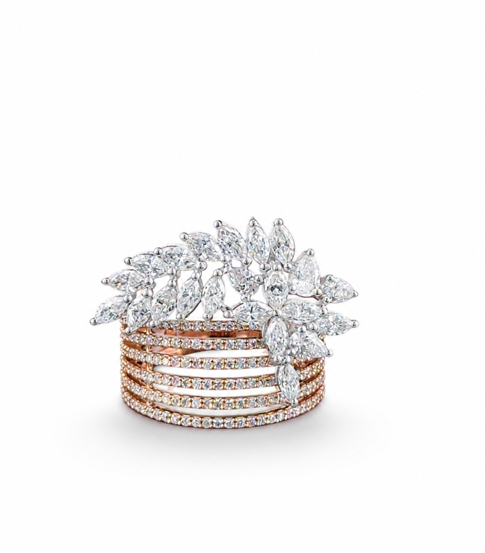 Marquise Bloom Statement Ring
