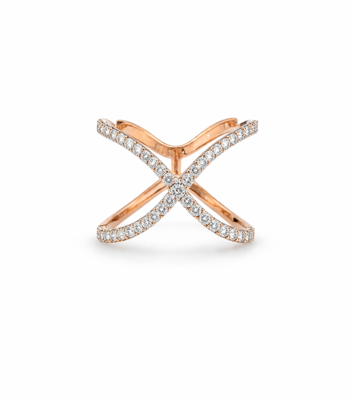 Stellar CrissCross Ring