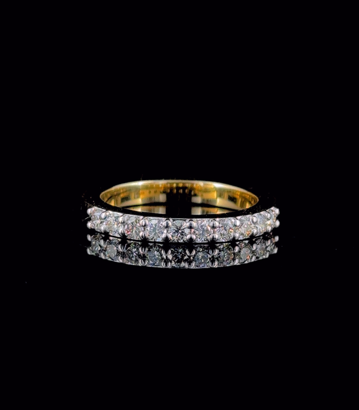 Ethereal Half Eternity Band