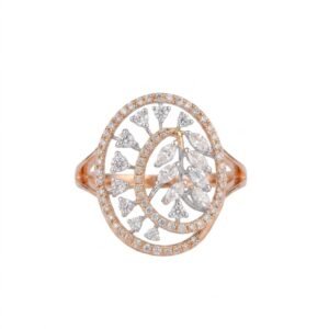 Aurevia Oval Bloom Ring