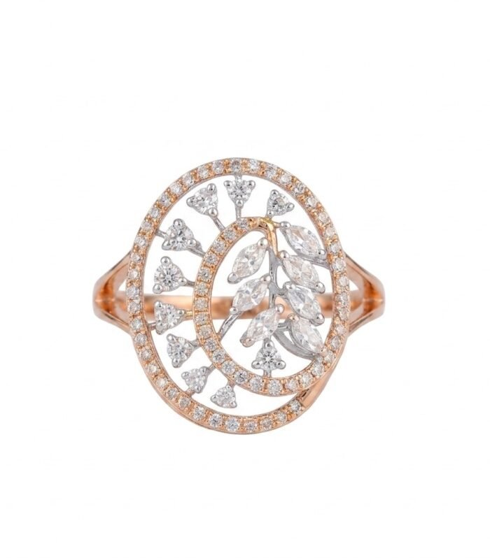 Aurevia Oval Bloom Ring