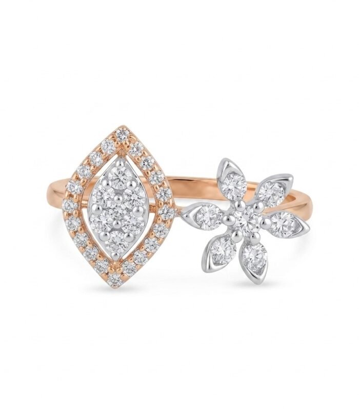 Saanvi Flora Duo Ring