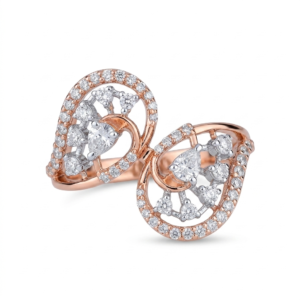 Vanya Twin Halo Ring