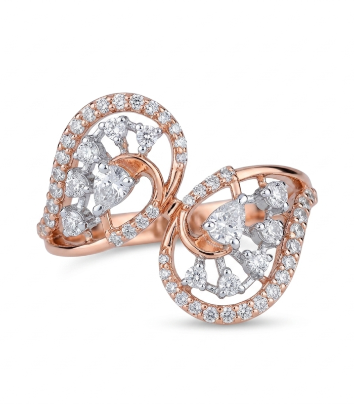 Vanya Twin Halo Ring