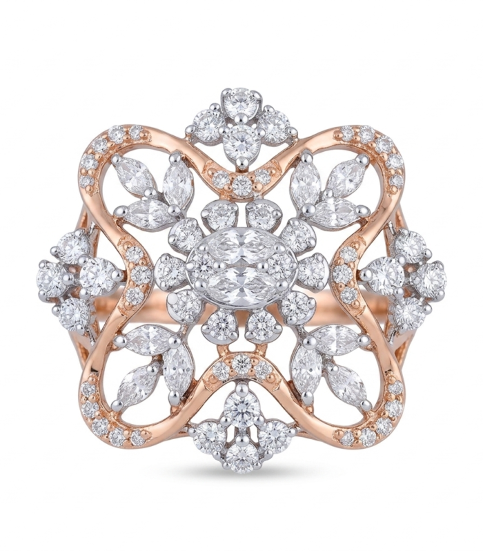 Tavisha Bloom Crest Ring