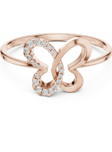 Aarvika Butterfly Ring