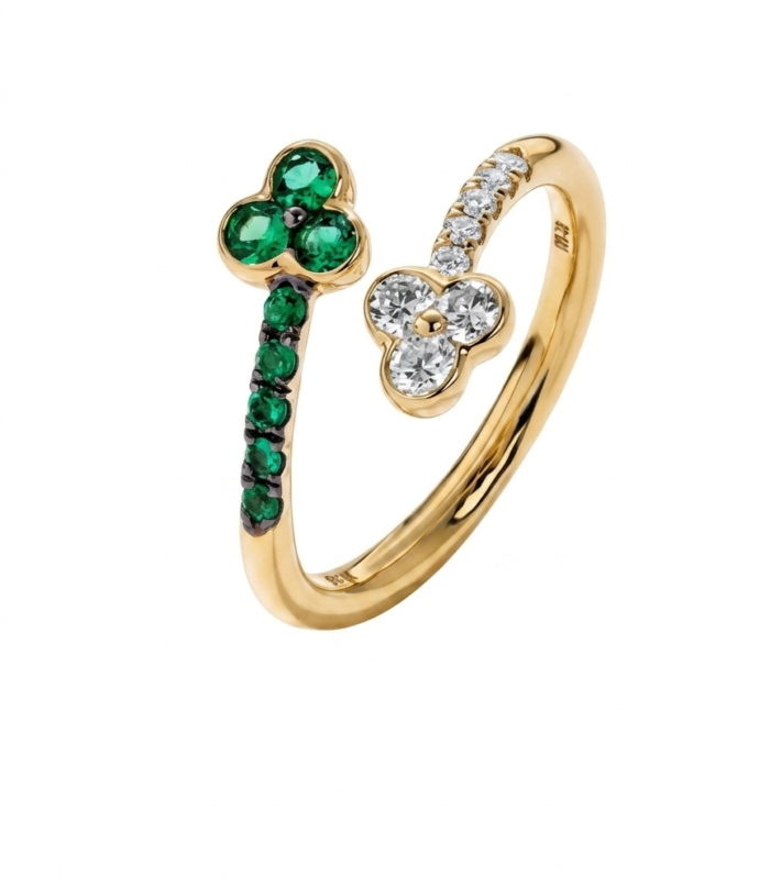 Zyva Clover Duo Ring
