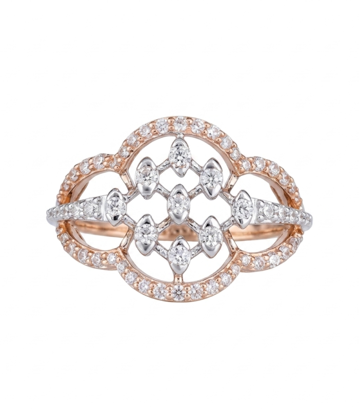 Orvella Diamond Weave Ring