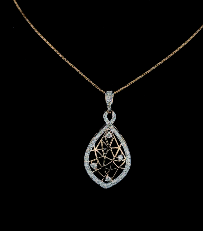 Aureline Lattice Pendant