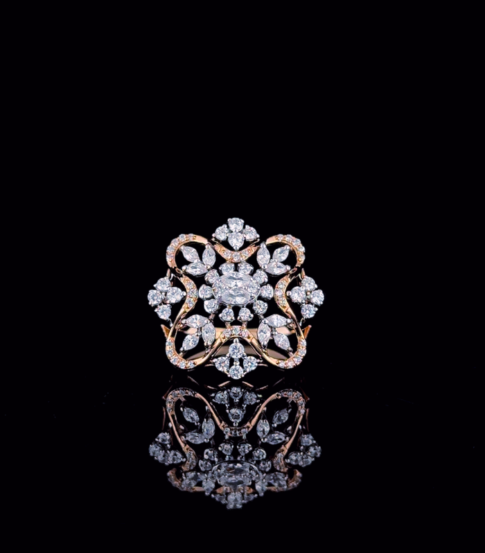 Tavisha Bloom Crest Ring
