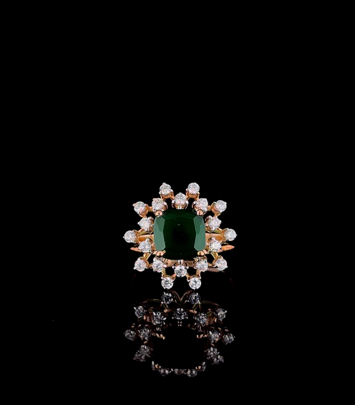 Emerald Aura Ring