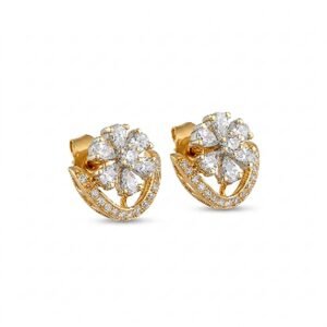 Aurelia Petal Stud Earrings