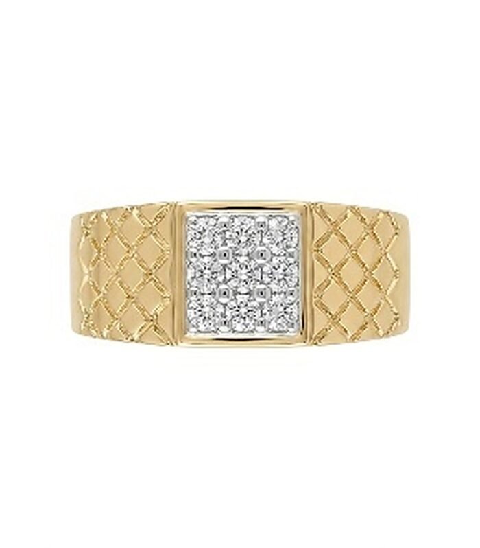 Grid Luxe Ring for Men