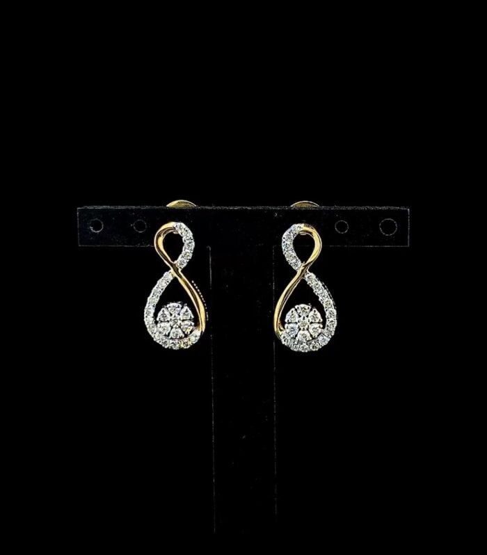 Infinity Aura Stud Earrings