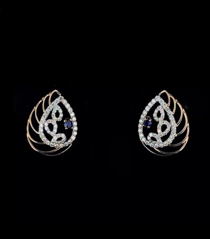 Blue Hue Teardrop Earrings