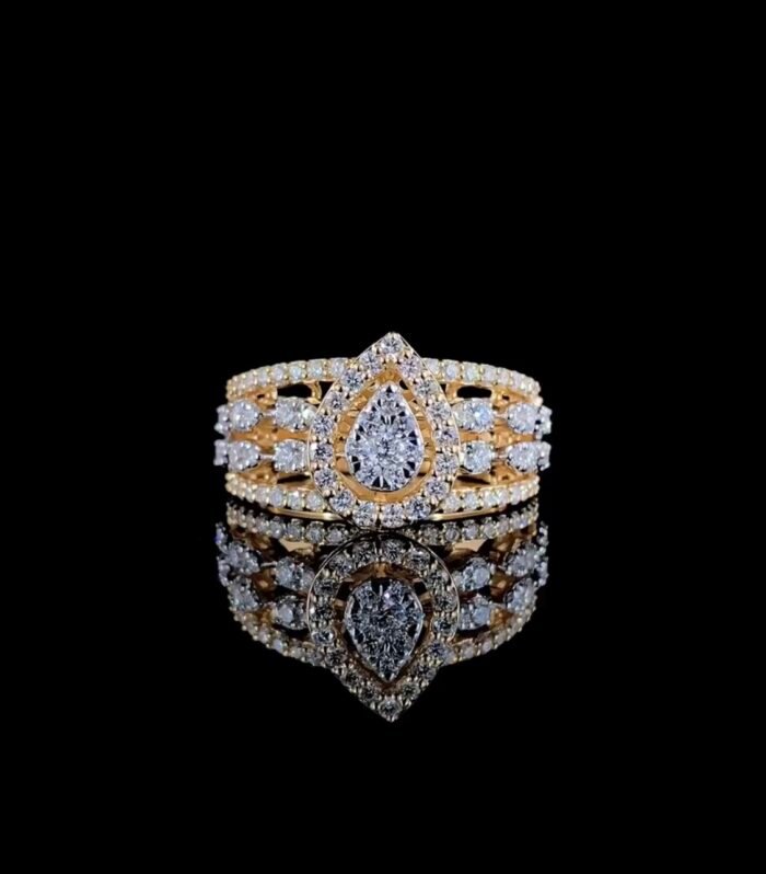 Nova Teardrop Ring