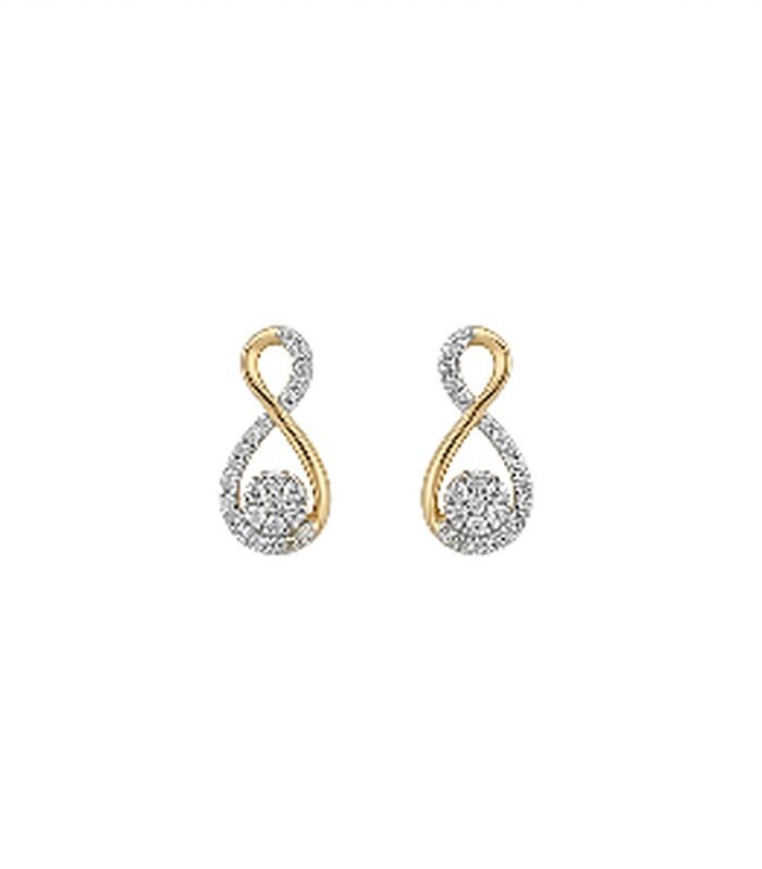 Infinity Aura Stud Earrings