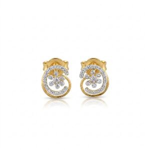 Petal Spiral Stud Earrings