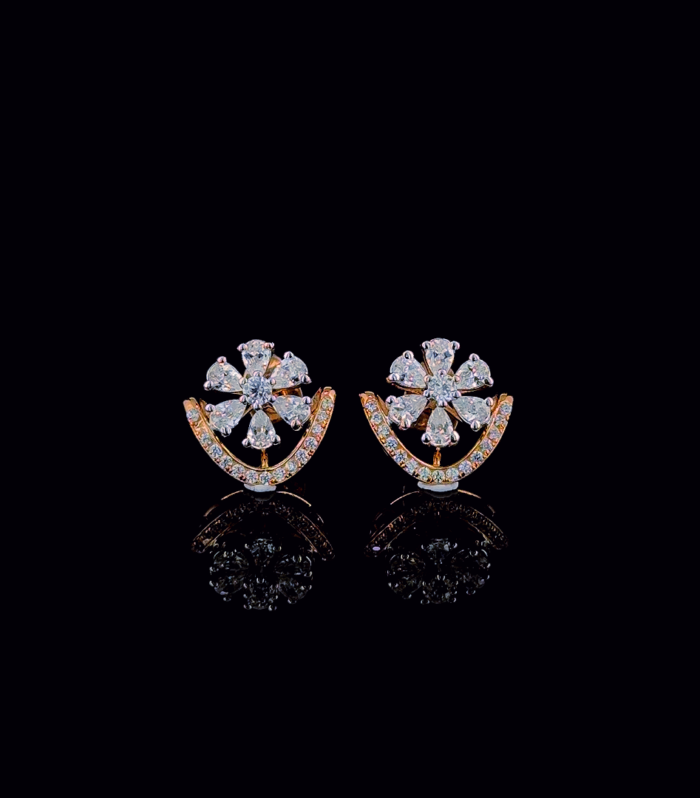 Aurelia Petal Stud Earrings
