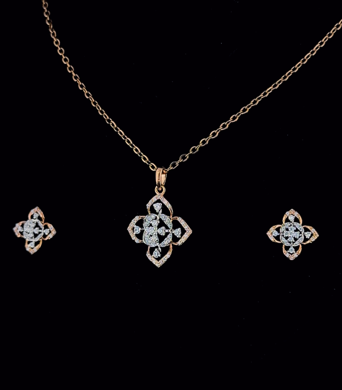 Lily Bloom Pendant Set