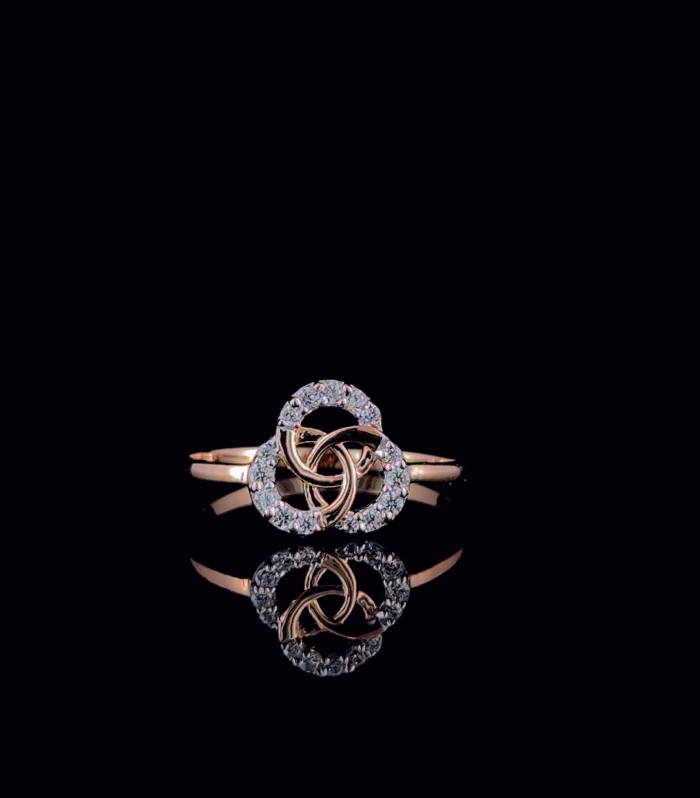 Diamond Trinity Embrace Ring